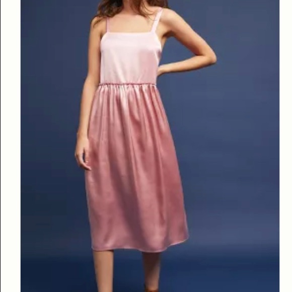 Anthropologie Dresses & Skirts - Anthropologie: NWOT pink midi dress; size small